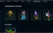 Conta League of Legends OURO 4