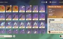 Conta Genshin Impact Hu Tao + Yelan + 2 Homa