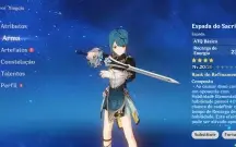 Conta Genshin Impact Hu Tao + Yelan + 2 Homa