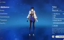 Conta Genshin Impact Hu Tao + Yelan + 2 Homa