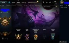 Conta de LoL nv 142 / CINQUENTA E UMA SKINS / 120 ícones /