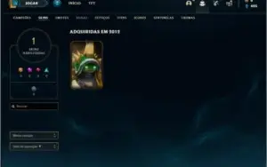 Conta lv 2 com Rammus Rei (RARA)