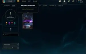 Conta unranked com 1 skins e 23 champs