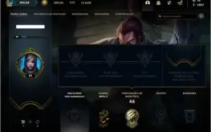 Conta unranked com 1 skins e 23 champs