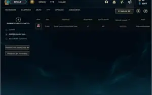 Conta unranked com 1 skins e 23 champs