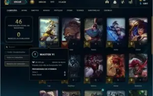 Conta unranked com 1 skins e 23 champs