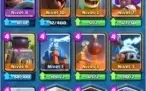 Clash Royale LV 10 arena lendária e todas as cartas