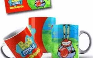 12 Arte De Caneca Editavel Png Bob Esponja