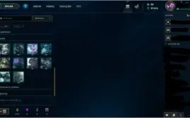 Conta lvl 142 com quase todos champions