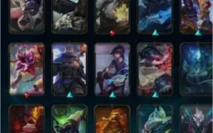 Conta lol level 153 plat 2 com 675 rp na conta