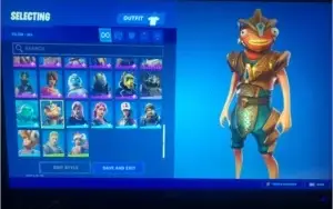 Conta fortnite com skins e itens raros
