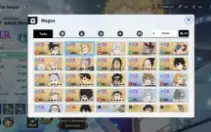 Conta black clover Black Asta 5 estrelas + carta 5 estrelas