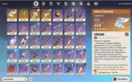 AR 56 - 7 PERSONAGENS 5*, 4 ARMAS 5*