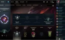 Conta De League Of Legends, Unraked 133 skins nivel 218