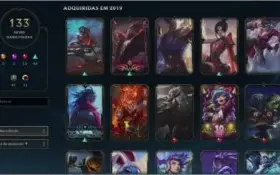 Conta De League Of Legends, Unraked 133 skins nivel 218