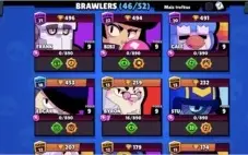 Conta Semi Full Braw Stars Muitas Skins Raras