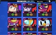 Conta Semi Full Braw Stars Muitas Skins Raras