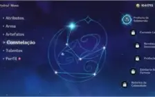 Conta AR33 - Kequing/ Zhongli / Mona 1C + Orgulho Celestial