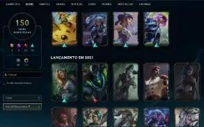 Unranked com 130 Champs e 150 Skins ( ADC / MID ) + RP
