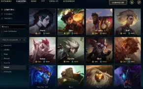 Unranked com 130 Champs e 150 Skins ( ADC / MID ) + RP