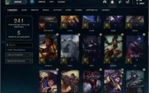 Conta prata 2 com 42 skins e 64 champs ( MAIN JG )
