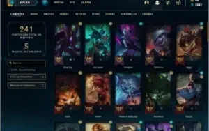 Conta prata 2 com 42 skins e 64 champs ( MAIN JG )