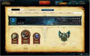Platina V LoL 178 skins