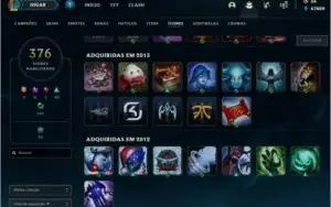 Conta Unranked de 2012