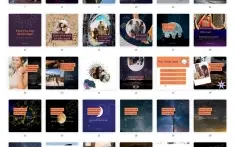 Pack Canva Astrologia - 36 Artes Editáveis