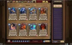 Conta Hearthstone 110 Lendárias; Todos heróis dourados