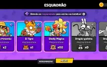 Conta Squad Busters - 24 personagens, Mundo Gelado, nível (