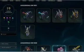 Conta lol 2010-2021