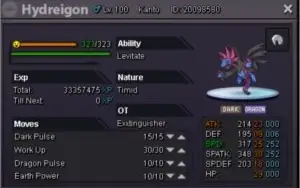 CONTA - POKEMON REVOLUTION ONLINE