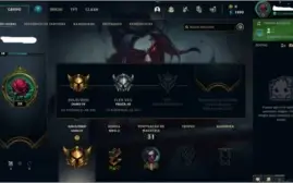Conta league Of Legends / OURO III