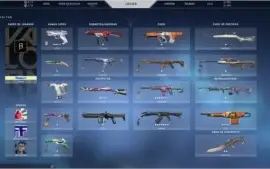 CONTA DE VALORANT TOP, SKINS E FACAS