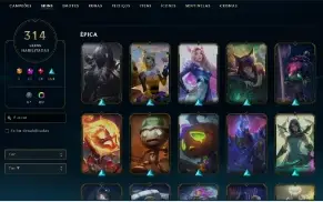 Conta lol/312 skin/Plat 3, aceito ofertas.