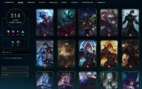 Conta lol/312 skin/Plat 3, aceito ofertas.