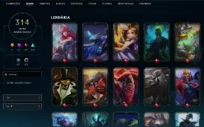 Conta lol/312 skin/Plat 3, aceito ofertas.