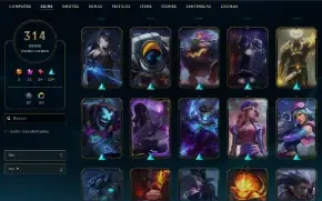 Conta lol/312 skin/Plat 3, aceito ofertas.