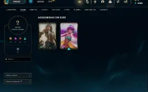 CONTA UNRANKED C/ GWEN EMBALOS NO ESPAÇO + RIVEN REDIMIDA