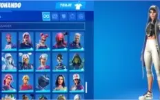 Conta de fortnite com 148 skins