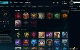 League of Legends — Todos Campeões, Nível 175 & Gold 1