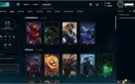 League of Legends — Todos Campeões, Nível 175 & Gold 1
