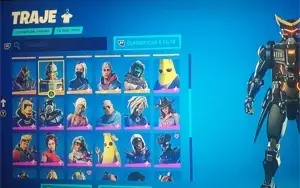Conta fortnite mais de 55 skins completas( mochila,picareta)