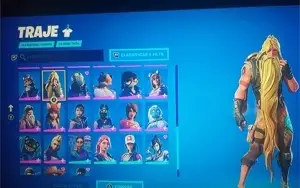 Conta fortnite mais de 55 skins completas( mochila,picareta)