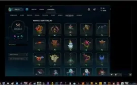 Vendo conta com 612 Skins