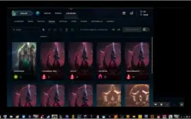 Vendo conta com 612 Skins