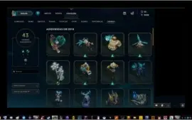 Vendo conta com 612 Skins