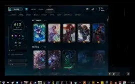 Vendo conta com 612 Skins