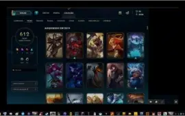 Vendo conta com 612 Skins